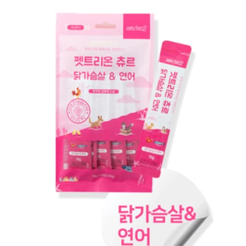 펫트리온 츄르 닭가슴살&연어