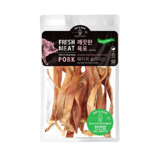깨끗한육포 돼지귀슬라이스
