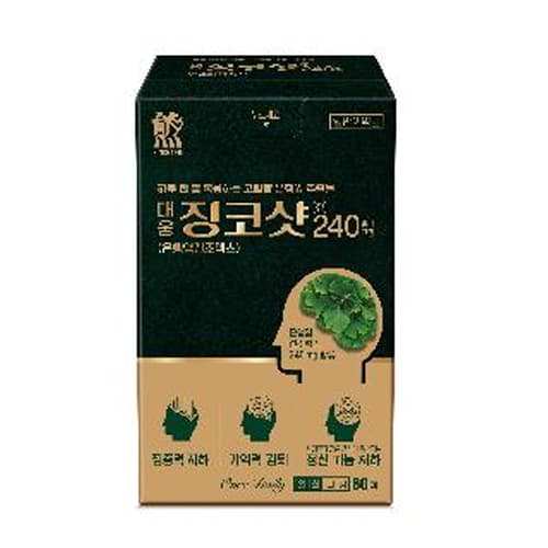 대웅 징코샷 정 240mg