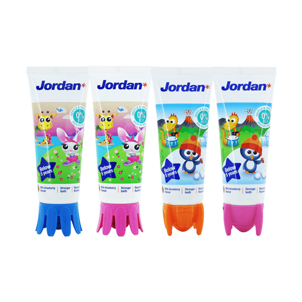 조르단 어린이치약 스텝1 75g (색상랜덤)