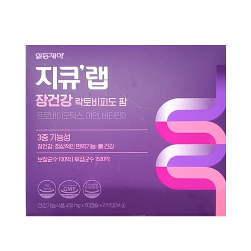 지큐랩 장건강 락토비피도 팜 (Alu) 60C (소2D)