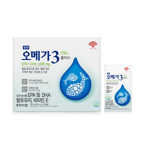 동화오메가3플러스EPAㆍDHA (10+1, 20+4)