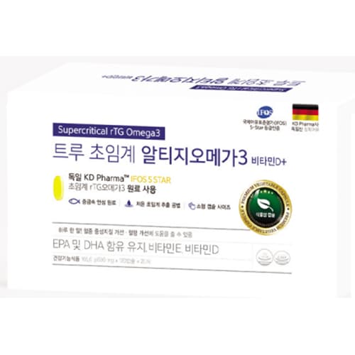 트루 초임계 알티지오메가3 비타민D+