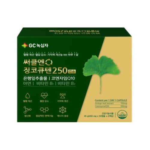 녹십자 써클엔 징코큐텐250