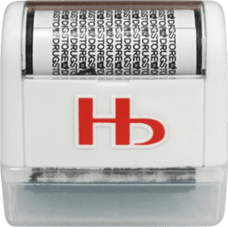 개인정보 보호 롤러 스템프