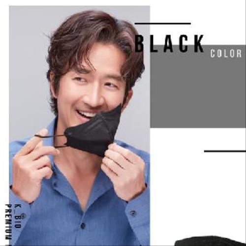 정준호 케이바이오 컬러 황사방역마스크(KF94/대형/블랙)