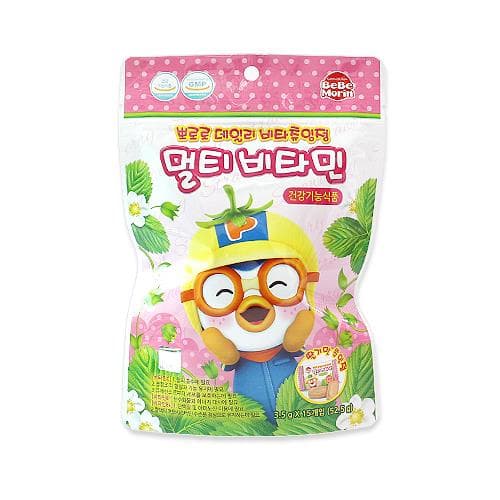 뽀로로 데일리 비타츄잉정 멀티비타민(딸기맛)