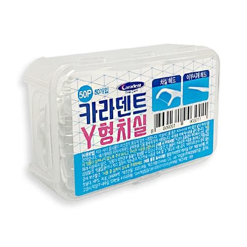 카라덴트 Y형 치실(2중헤드)