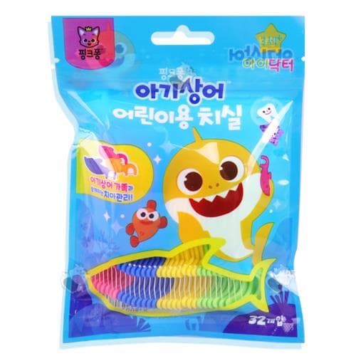 핑크퐁 아기상어 어린이용 치실(Y형/일회용)
