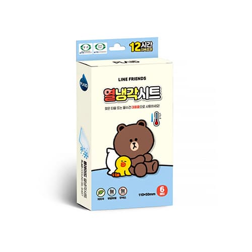 플레이드 라인프렌즈 열냉각시트(12시간지속효과)