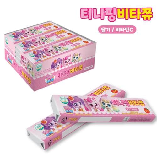 티니핑 비타쮸 딸기맛 (비타민C/초유함유)