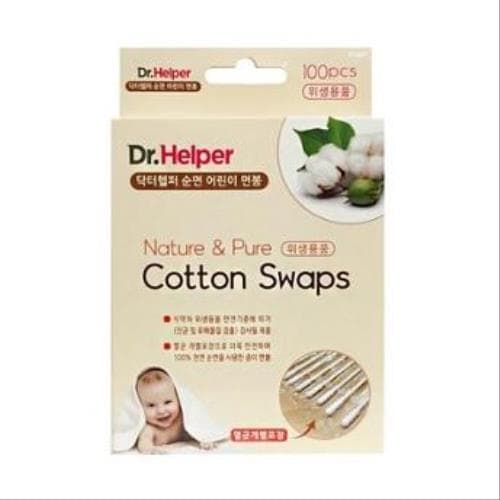 닥터헬퍼 순면 어린이 면봉(멸균개별포장/100% 천연순면)