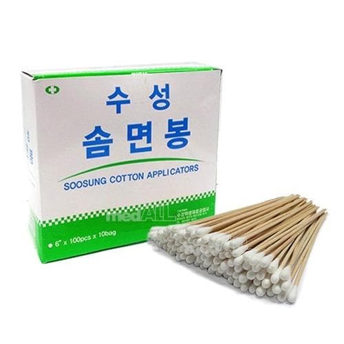 수성 솜면봉(6인치)
