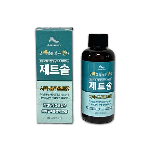 샤인오로라 쾌변 제트솔(사과, 요구르트맛)