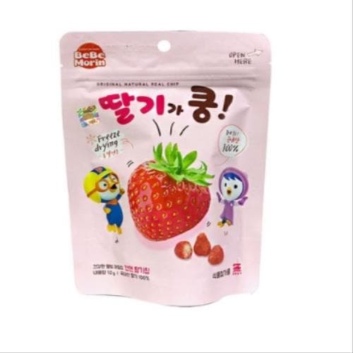 뽀로로 웰빙과일칩 딸기가 쿵