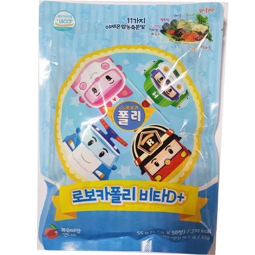 로보카폴리 비타D+(복숭아맛/야채혼합농축분말)