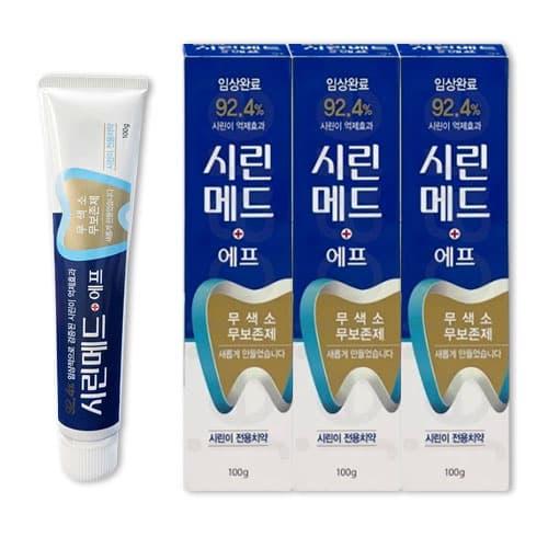 시린메드 에프 치약(무색소/무보존제)