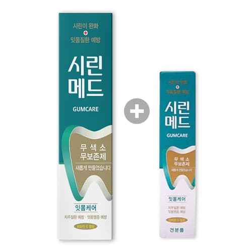 [기획증정]시린메드 검케어민트 치약세트(125g+3og)