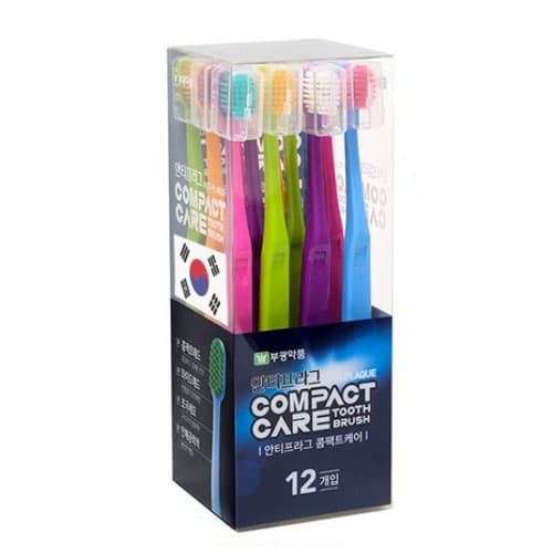 부광 안티프라그 콤팩트케어 칫솔 세트
