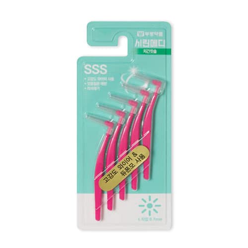시린메디 치간칫솔 (L자형) SSS 0.7mm PK(5pcs)