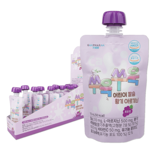 쑤욱쑤욱 어린이 칼슘 황기 아르기닌 포도맛