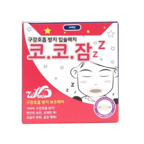 코코잠 구강호흡 방지 입술패치(코골이 완화외)