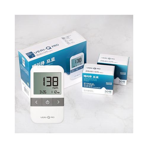 [2+1]NEW 베리큐 프로 혈당시험지 50매x2 + 혈당측정기 1대