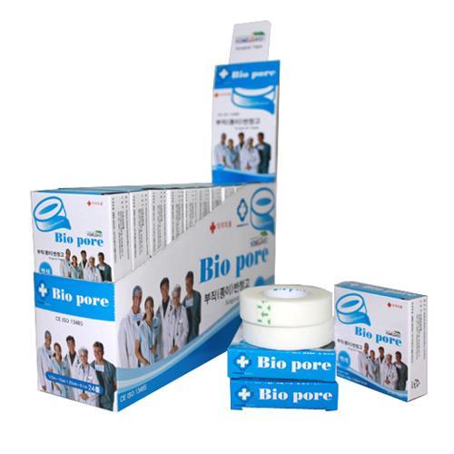 바이오포어 부직반창고(종이반창고)흰색1/2 세트(개별포장)