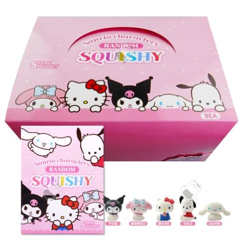 산리오캐릭터즈 랜덤 스퀴시 세트(캔디없음)