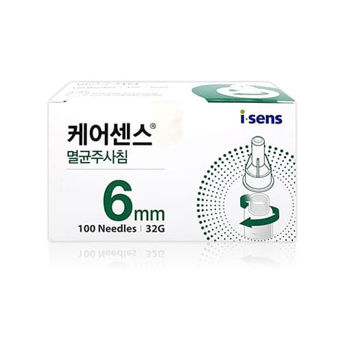 케어센스 펜니들(멸균주사침) 6mm 32G