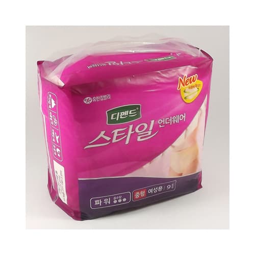디펜드 스타일 언더웨어 / 여성파워(신포장) M