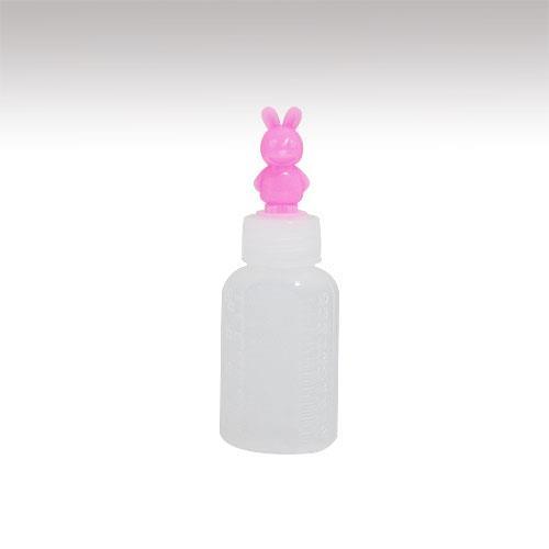 캐릭터투약병(토끼)12cc(긴마개/PE)분홍 