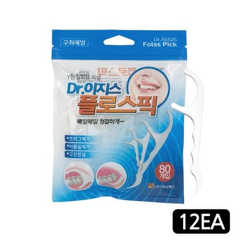 닥터이지스 플로스픽 Y형 일회용 치실