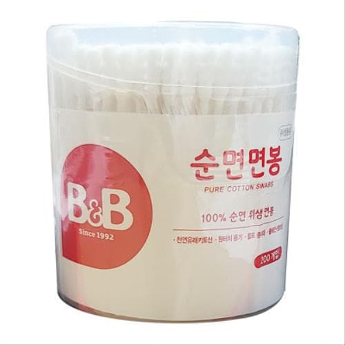 B&B 비앤비 유아면봉 (원형) 2TYPE/순면면봉