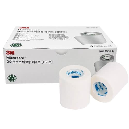 3M 마이크로포 백색 종이반창고