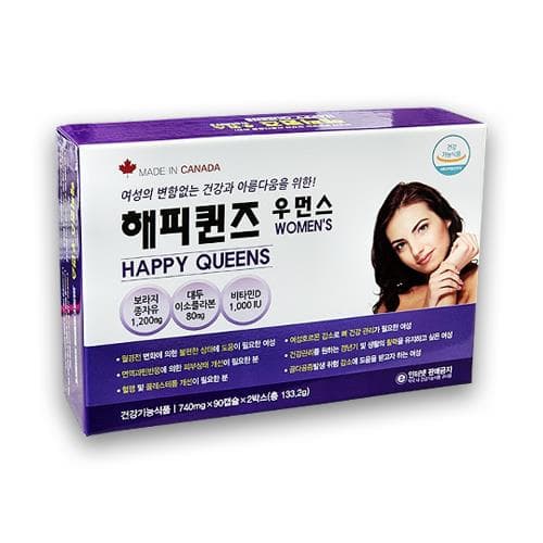 해피퀸즈 우먼스(보라지종자유,대두이소플라본,비타민D)
