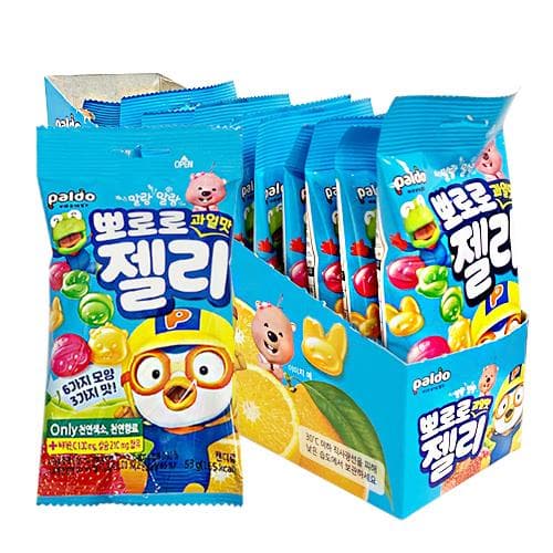 말랑말랑 뽀로로 젤리(사과맛/오렌지맛/딸기맛)