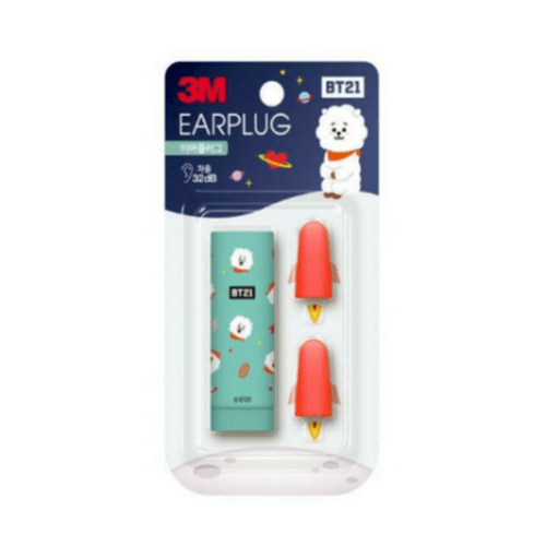3M 이어플러그 BT21 알제이 2020 (RJ/민트/차음 32db)