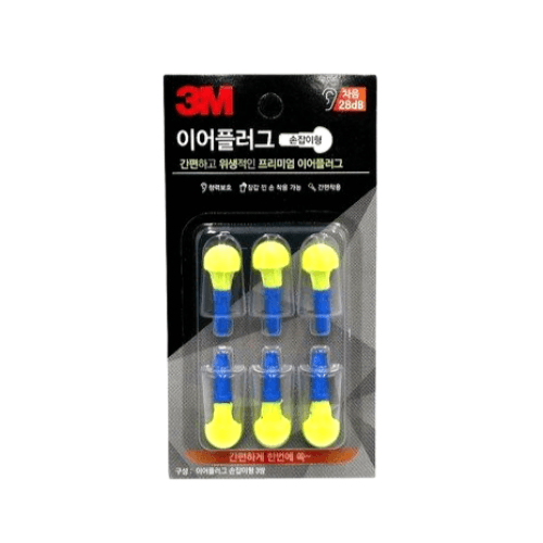 3M 이어플러그 푸시인 (손잡이형) 리필