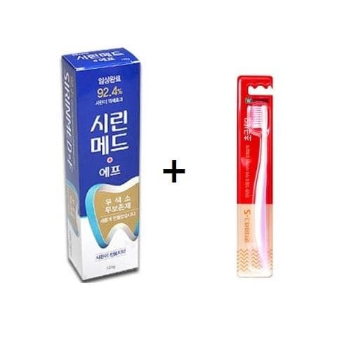 [기획증정] 시린메드에프 치약 125g + 부광 안티프라그S 초극세모 칫솔