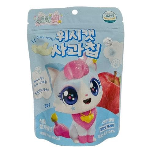위시캣 사과칩 (동결건조/국산100%)