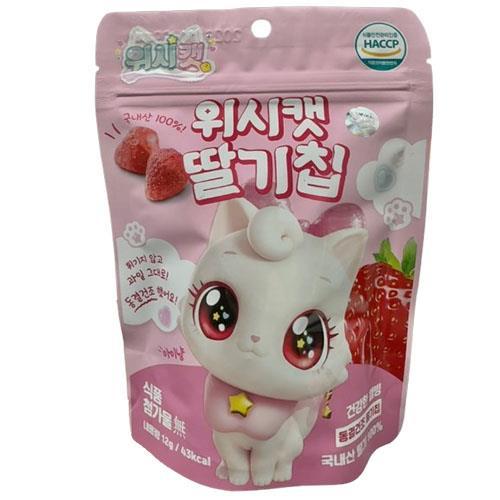 위시캣 딸기칩 (동결건조/국산100%) 