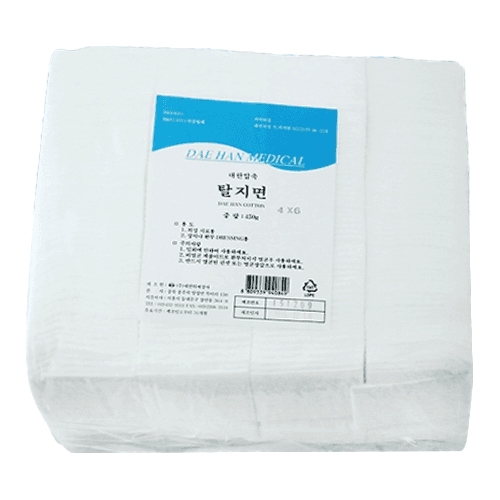 대한 탈지면