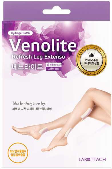 [라보타치] [하이드로겔패치] 베노라이트_다리 종아리 부종,다리붓기빼기 도움