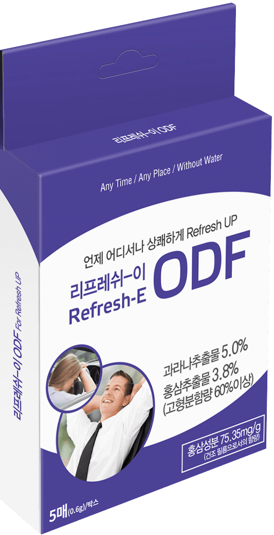 [라보타치] [ODF구강붕해필름] 리프레쉬-이_수험생,운전자,직장인 피로회복 개선에 도움