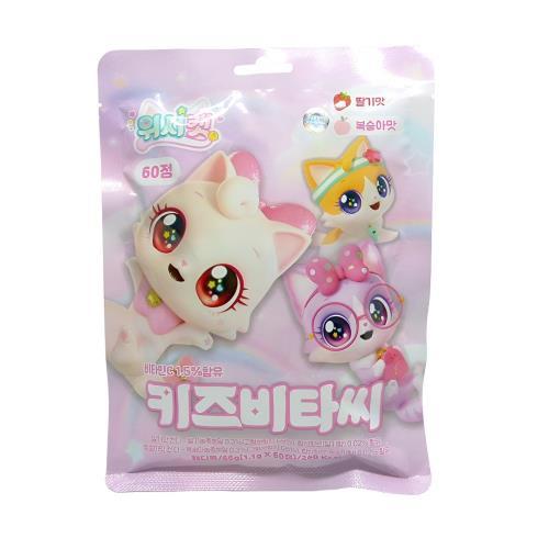 위시캣 키즈비타씨 (복숭아맛/딸기맛)