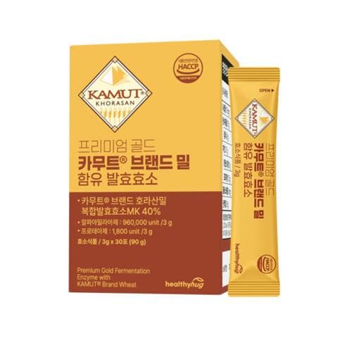 헬씨허그 프리미엄 골드 카무트 브랜드밀 함유 발효효소