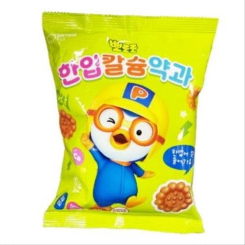 뽀로로 한입칼슘약과(국산 쌀가루 함유/개별포장)
