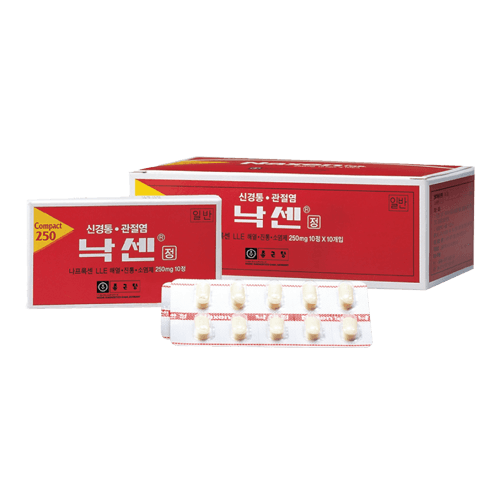 낙센정(PTP) 250mg 100정(10정x10개)