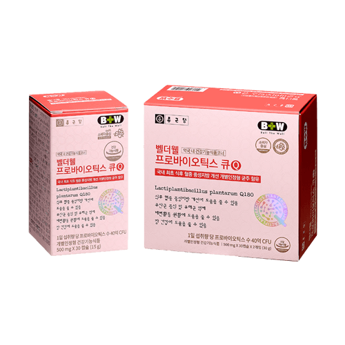 벨더웰 프로바이오틱스 큐 500mg 60캡슐(30캡슐x2)